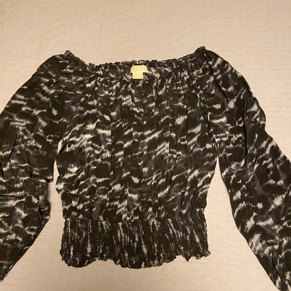 Michael Kors animal print top size L - Picture 1 of 4